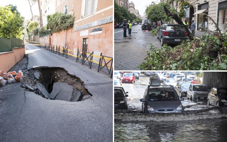 Risultati immagini per roma maltempo